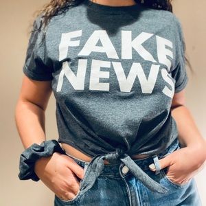 Custom fake news tee!